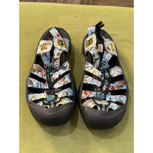 Keen Newport H2 Mens Sandals ACO COLLAGE Waterproof Shoes Size 38 IS 7.5 - Image 3