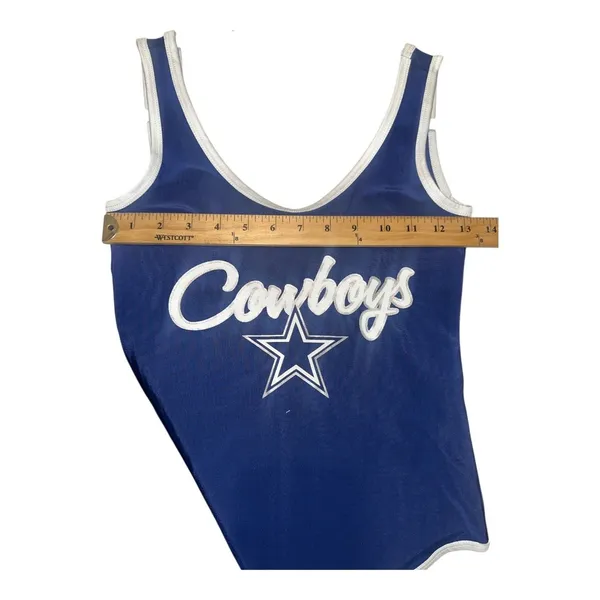 NFL‎ Dallas Cowboys One Piece Bathing Suit, Womens Small - Image 8