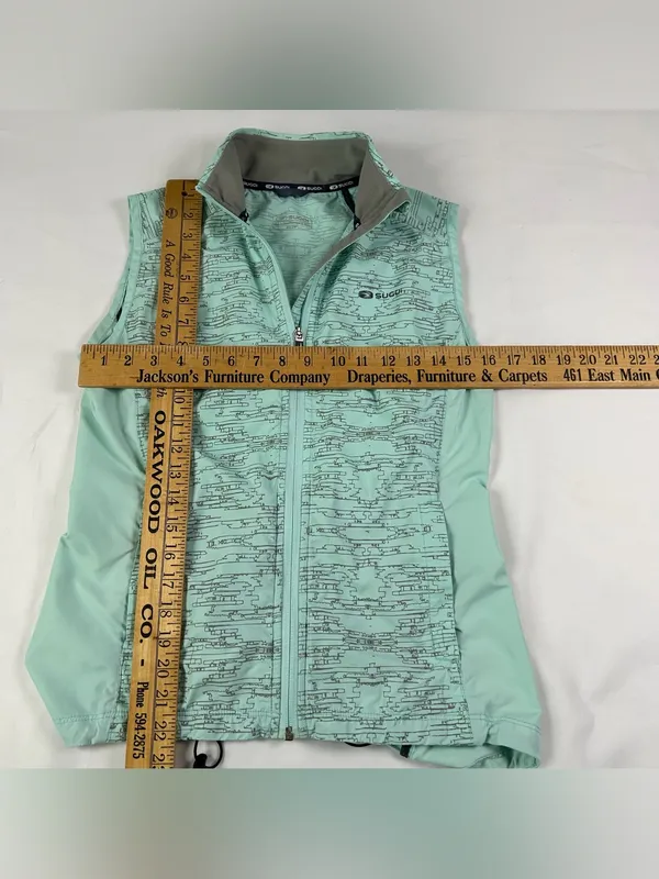 SUGOI Light Aqua Performance Cycling Vest Women's Size Small - Image 3
