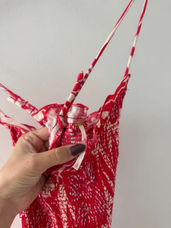 Free People Sweet Nothings Red Dress - Image 7