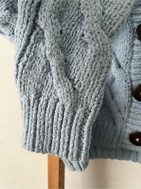 Free People Bonfire Cable Knit cardigan - Image 4