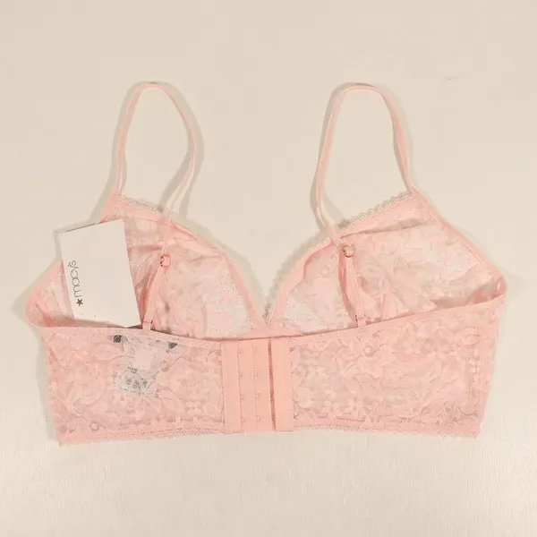 NWOT INC Concepts Blush Pink Lace Bralette Size Large - Image 3