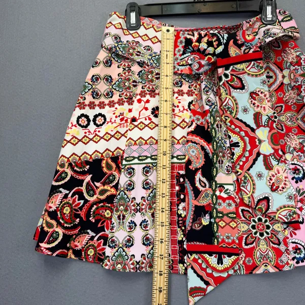 Alice + Olivia Euphoria Paisley Patchwork Mini‎ Skirt CC003P96306 Size 6 NEW - Image 5