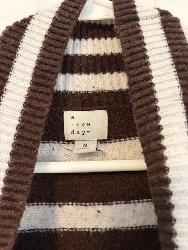 Target A New Day Striped Turtleneck Sweater - Image 3