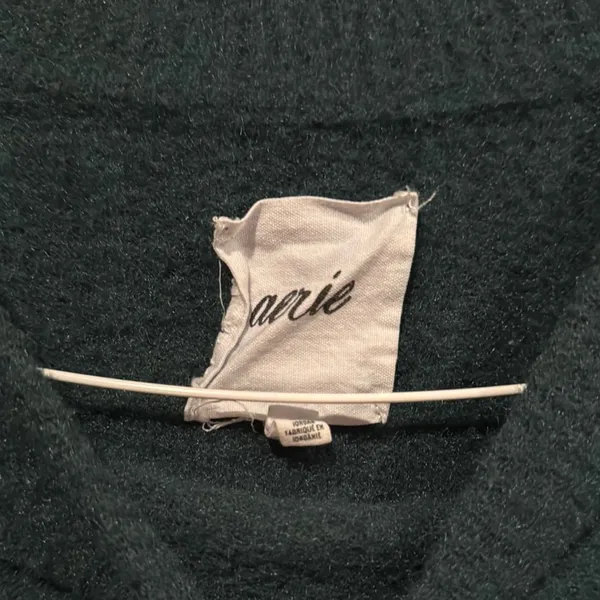 Aerie Dark Green Crew Neck Sweater - Image 2