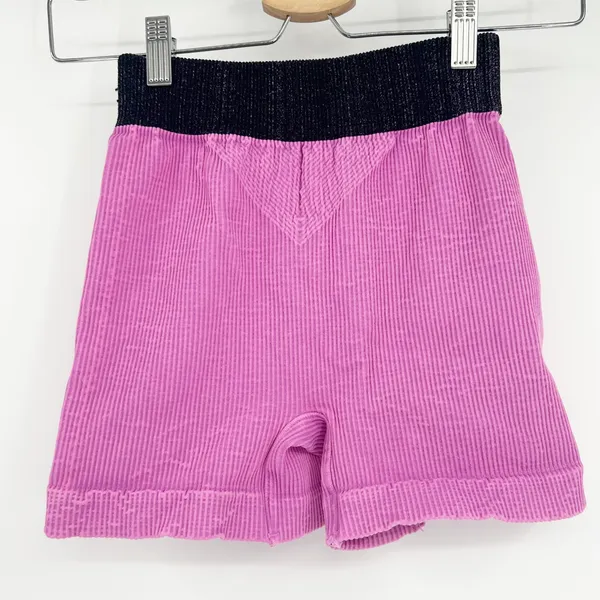 Free People FP‎ Movement Womens Ribbed Prajna Biker Shorts Athleisure Size XS/S - Image 6