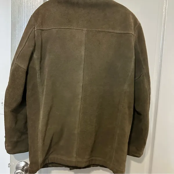 Women Brown Shearling Jacket Oakbrook Sportswear - Image 5