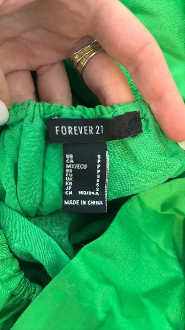 Forever 21 green mini dress  - Image 3