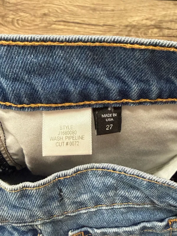 Veronica Bread‎ blue denim cute off shorts size 27 - Image 6