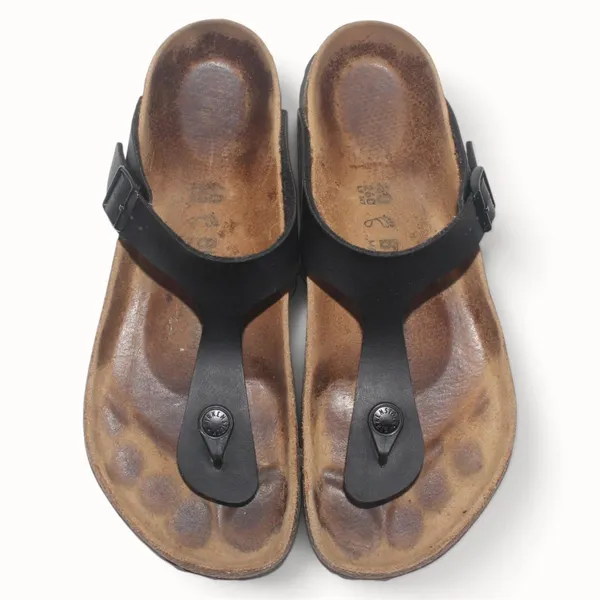 Birkenstock Gizeh Black Birko-Flor Sandals 40 Regular - Image 14