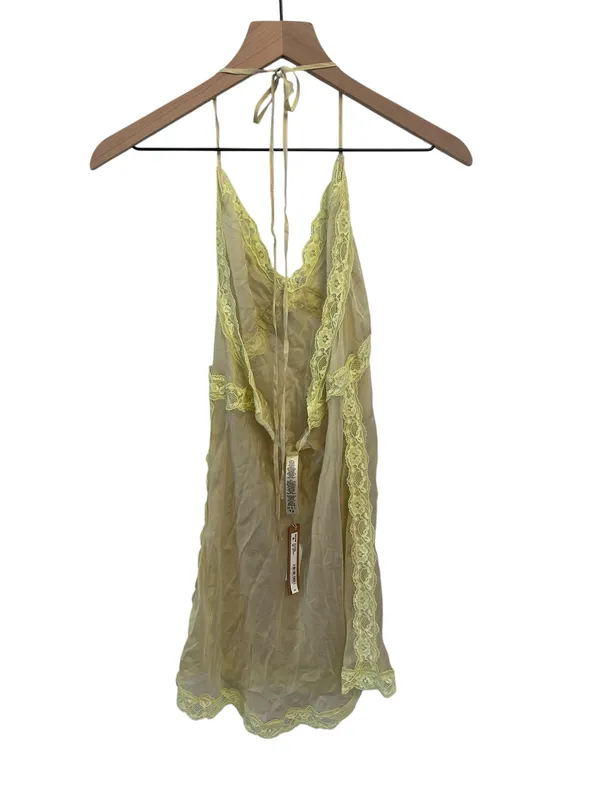 NWT Skims romance lace slip dress Silk XS Sage ( SOLD OUT) Rare - Image 5