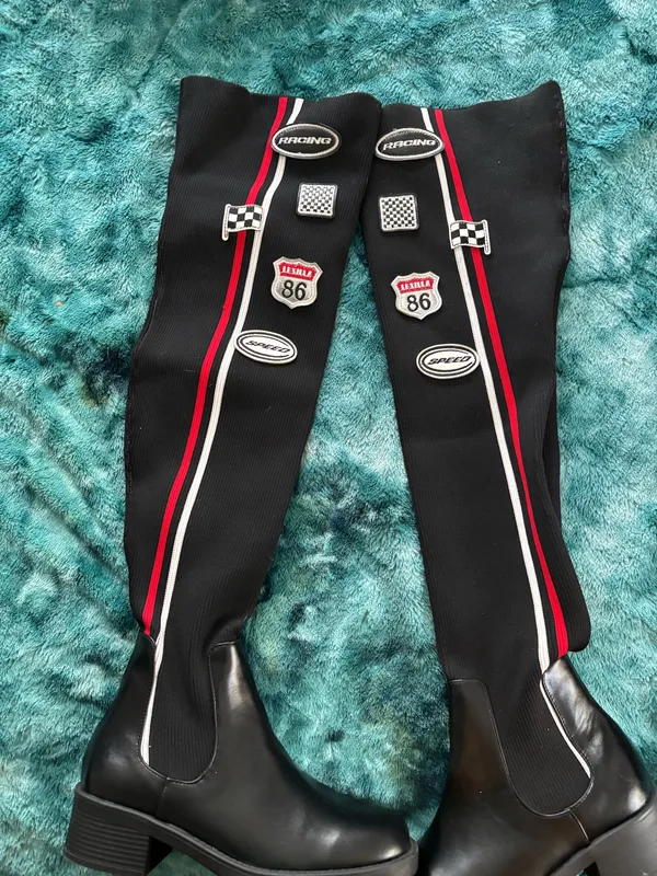 Women size 10 rider boots - Image 3