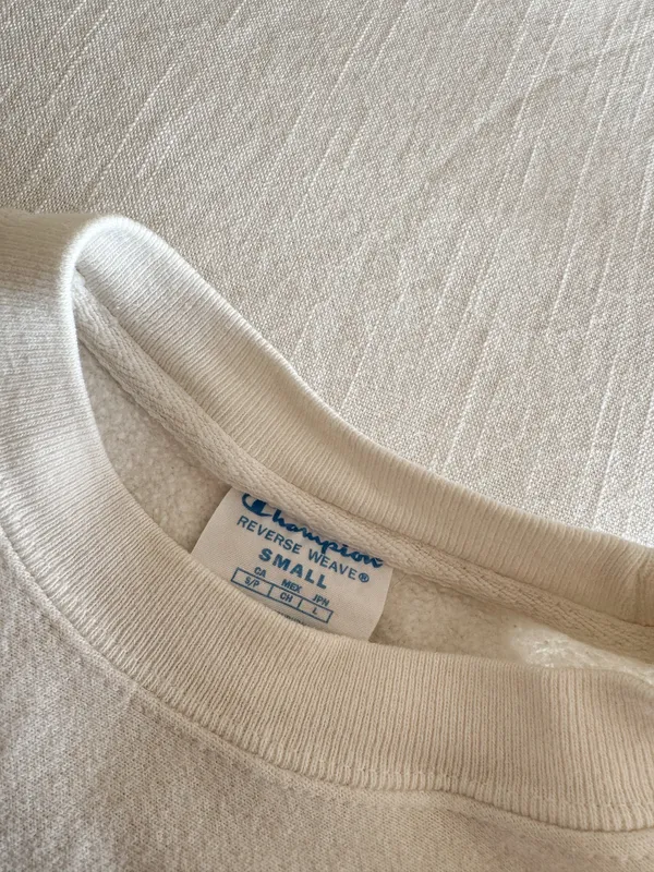 Champion White Crewneck Sweatshirt - Image 2