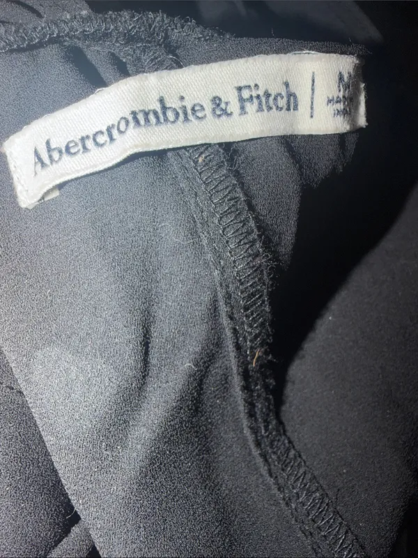 Abercrombie & Fitch wrapped-up mini dress polka dot M - Image 8