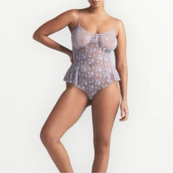 Skims Spring Intimates Teddy in Jupiter Two Tone XL - Image 3