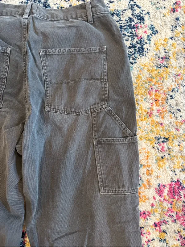 Garage Gray Straight-Leg Pants - Image 7