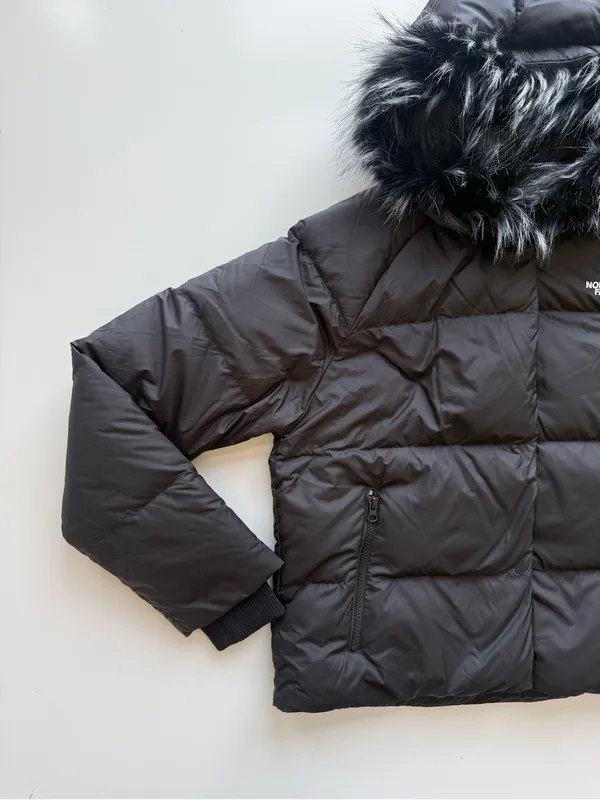 The North Face Dealio Down Crop Jacket Black Size Medium - Image 3