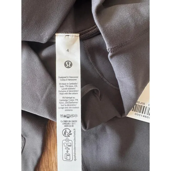 Lululemon Wunder Train High Rise 28” Graphite Grey Size 4 NWT - Image 6