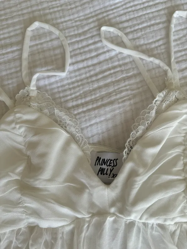 Princess Polly White Tank Top - Image 6