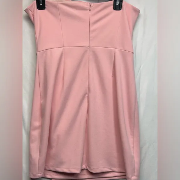 AQUA BOW MINI DRESS🩷 true to size One‎ bow needs to be sewn on one side - Image 4