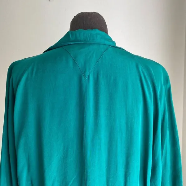 *Vintage* Ellen Tracy‎ sz 4 Long sleeve 100% Silk 80s blazer - Image 6