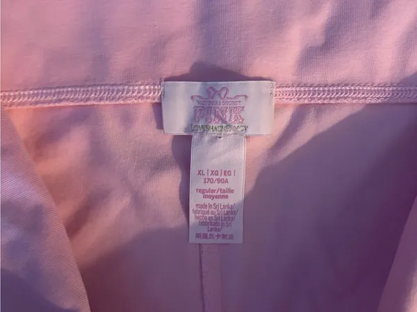 PINK X LOVESHACKFANCY COTTON FOLDOVER FLARE LEGGINGS X-Large - Image 8
