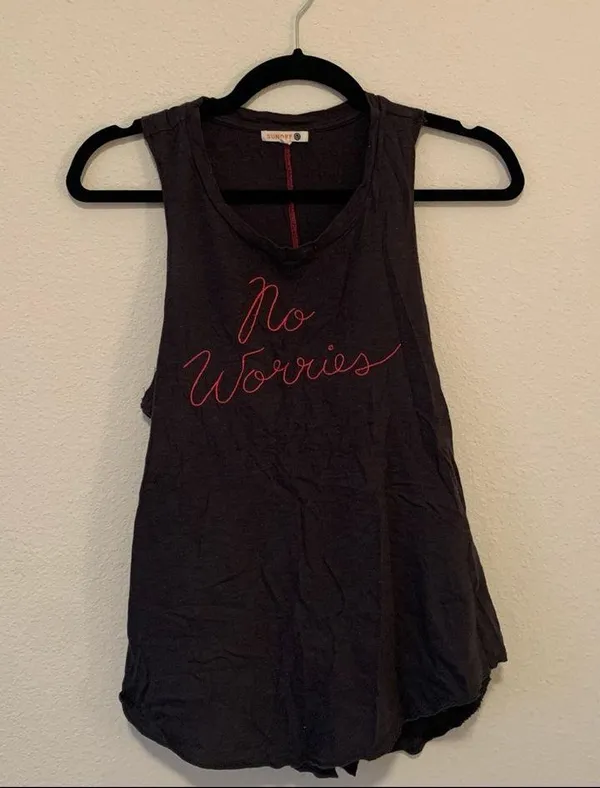 SUNDRY “No Worries” Tank - Image 3