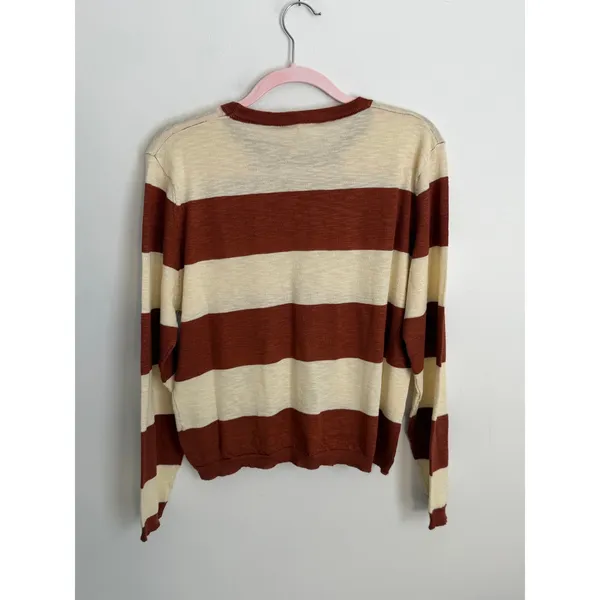 Compañía Fantástica Striped Light weight sweater NWT size large - Image 5
