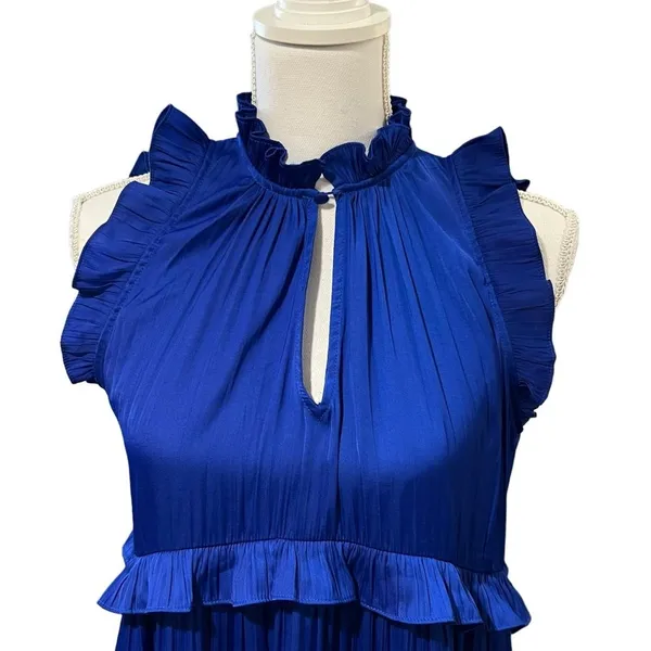 Anthropologie Tiered Ruffle Babydoll Top Size S Romantic Feminine Boho Flowy - Image 3