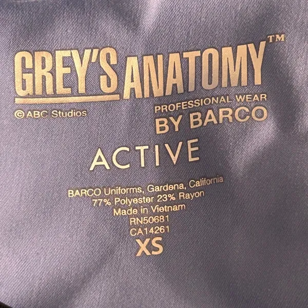Greys‎ Anatomy Scrub Pants Blue XS - Image 6