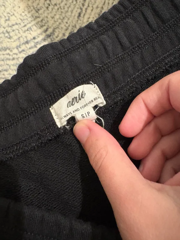 Black Aerie Joggers - Image 3