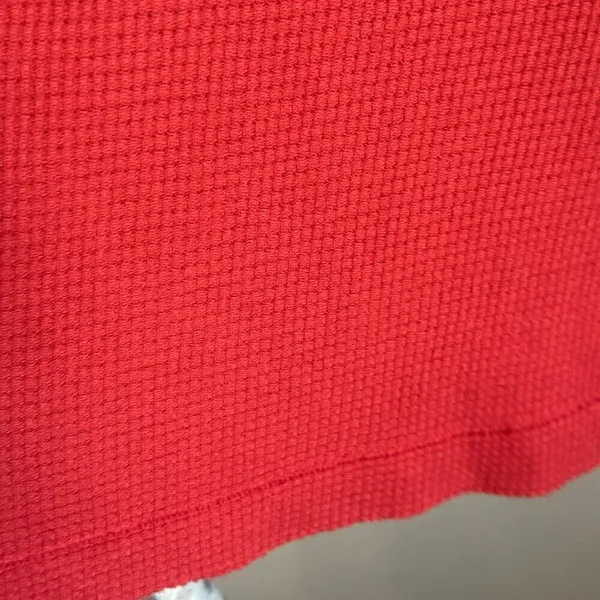 EUC FREE PEOPLE We The Free Malibu Waffle Knit Thermal in Washed Red - Size S - Image 11