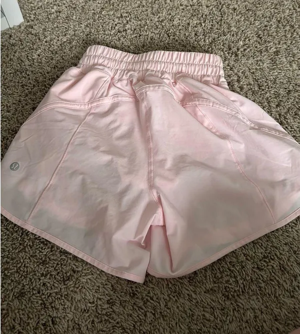 Pink Lululemon Shorts Speed Up 4" - Image 2