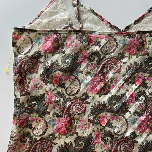 Vintage Y2K Victoria’s Secret Paisley Cami Top Women’s Size Large A11 - Image 7