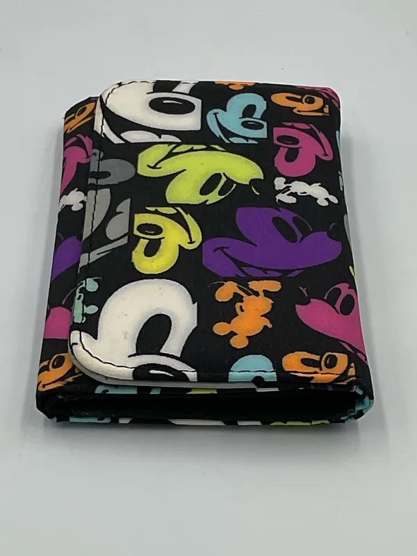 Disney Parks Mickey Mouse Snap Tri-Fold Wallet - Image 2