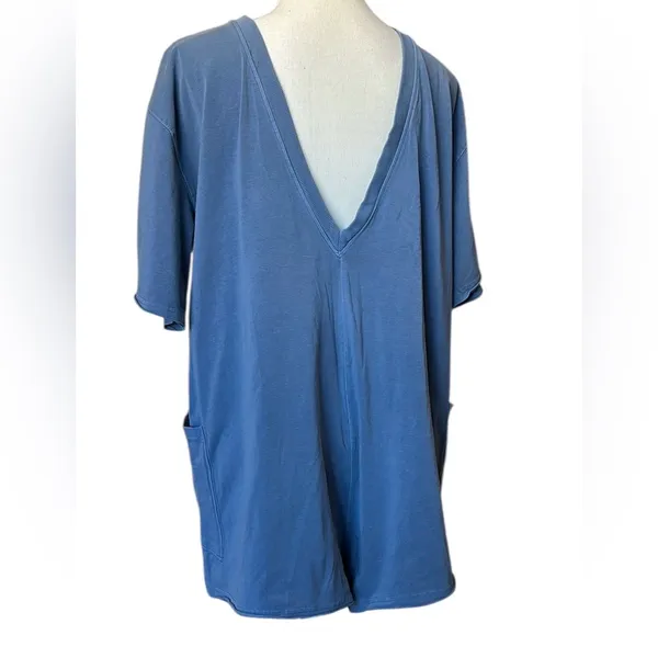 NWOT Free People Hot Shot Tee Romper in Skyline - Image 7