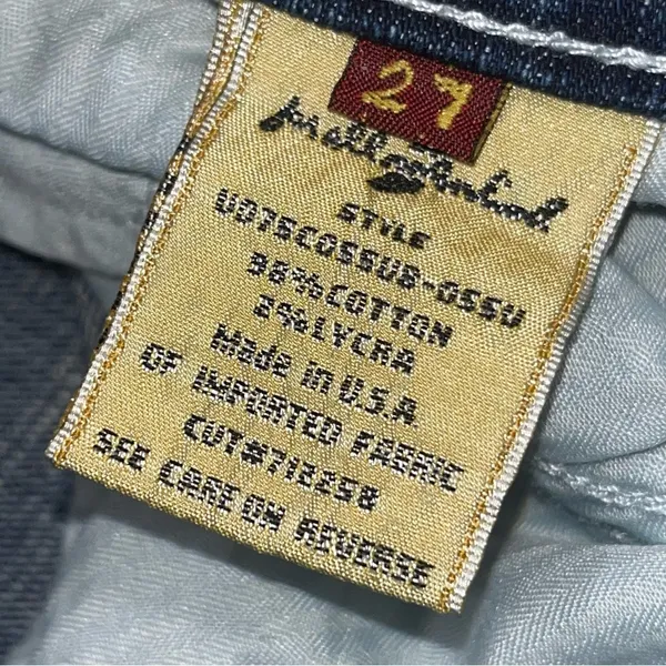 7 For All Mankind Embroidered Skeleton Spider Bootcut Jeans - Image 10