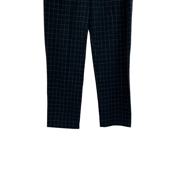 Aritzia‎ Babaton Conan Pants Windowpane Check Print Black Size 00 - Image 4