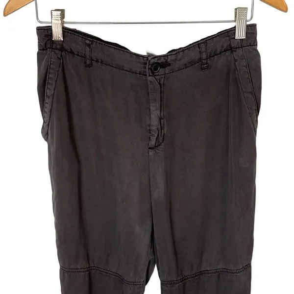 Daily Ritual Womens Jogger Pants Ankle Lyocell Adjustable Waist Black Size 6‎ - Image 3