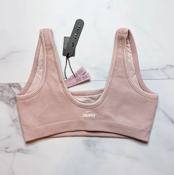 NWT Skims x Nike Ribbed Seamless Micro Scoop Bra - Image 5