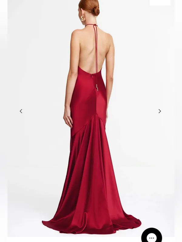 Acler Tarnacre Red Gown Size 12 - Image 2