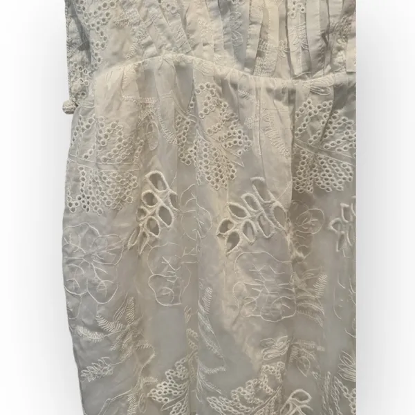 NEW Farm Rio Eyelet Embroidered Midi Dress Size XS - Image 10