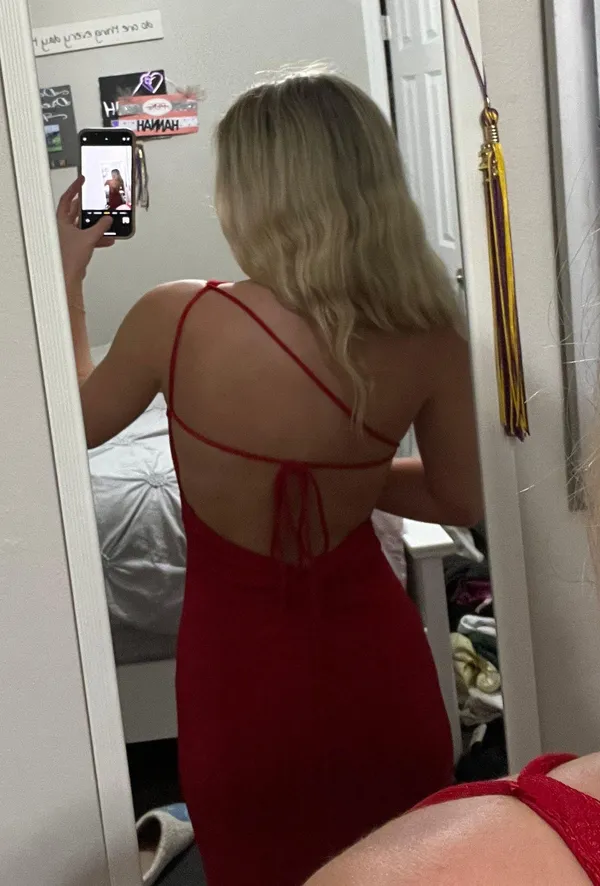 Hello Molly Red One shoulder dress - Image 3