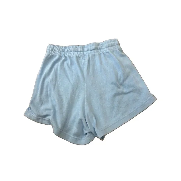 Aviator Nation Lounger Shorts Logo Embroidered Sky Blue Preppy Beach Summer - Image 5