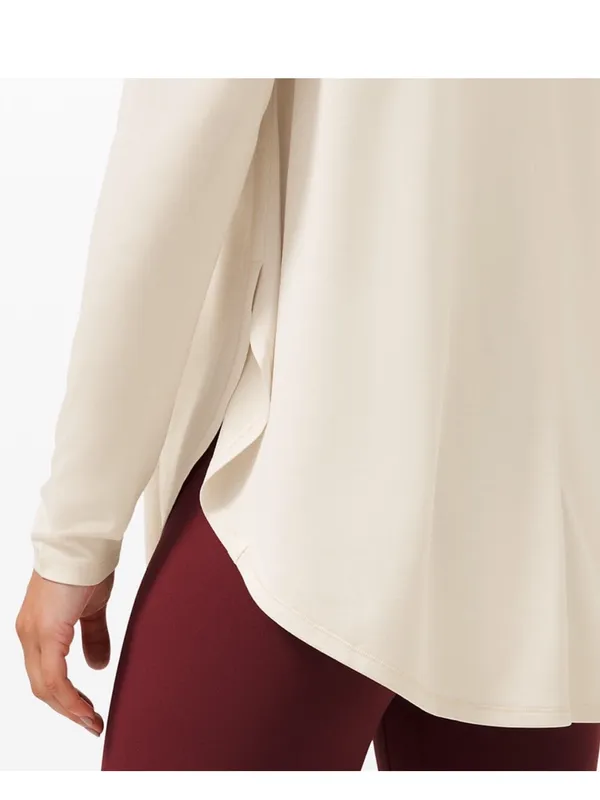 Lululemon Draped Bum Covering Long Sleeve - Image 4