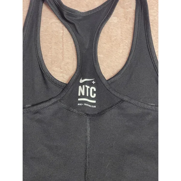 Nike Black‎ Dri-FIT Racerback Tank Top Shirt Small S Athletic Training Bin11 - Image 5