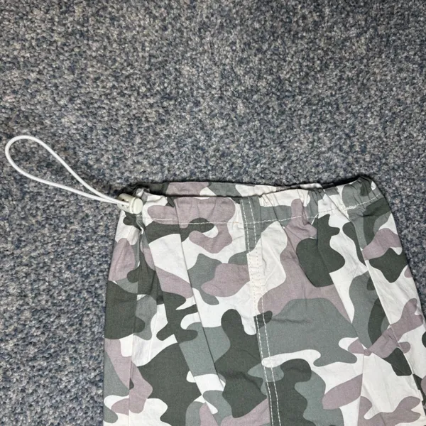 Celebrity Pink NWT Camo Cream Beige Cargo Pants‎ Large Army Casual Street - Image 7