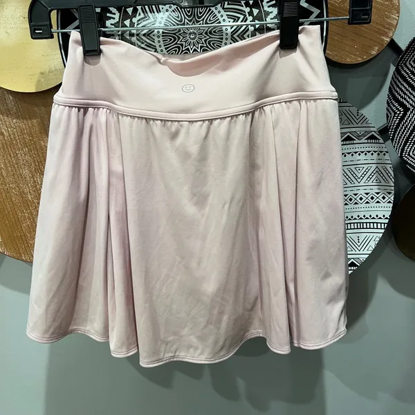 Gilly Hicks Active Skort Light Pink High Waisted Athletic Tennis Skirt Small - Image 2