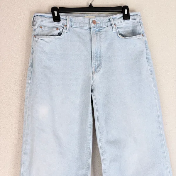 Mother The Twister Ankle Fray Wide Leg Jeans - Image 6