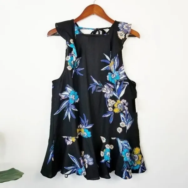 FREE PEOPLE‎ Summer In Tulum Floral Tunic S - Image 6